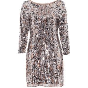 Elie Tahari Sequin Dress 2 Leopard Classy & Sexy